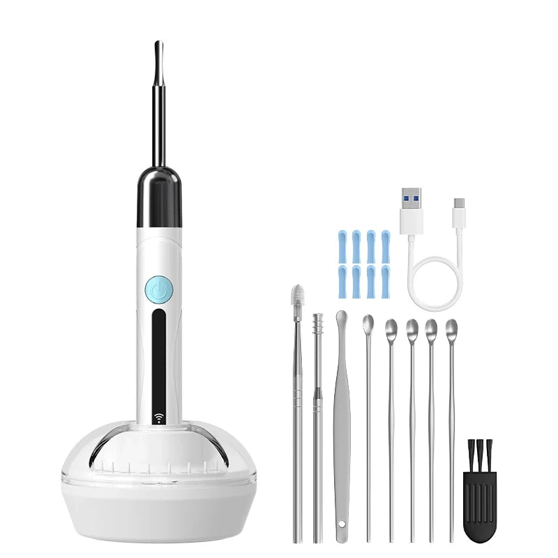 Otoscope Vidéo WiFi – Caméra d'Oreille HD pour Nettoyage Précis