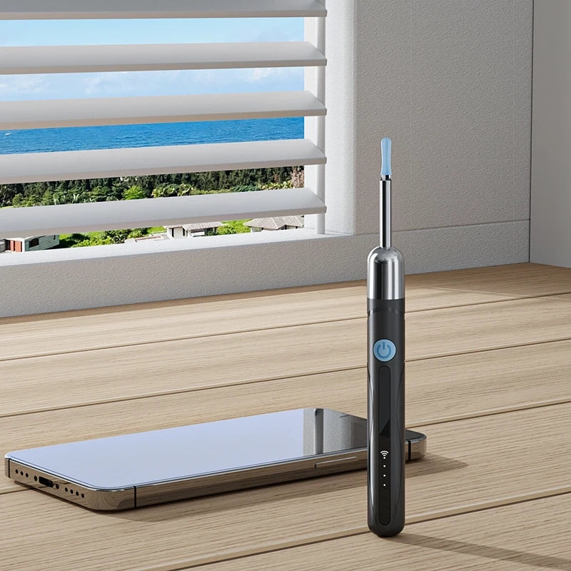 Otoscope Vidéo WiFi – Caméra d'Oreille HD pour Nettoyage Précis