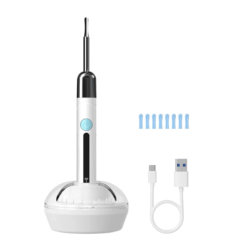 Otoscope Vidéo WiFi – Caméra d'Oreille HD pour Nettoyage Précis
