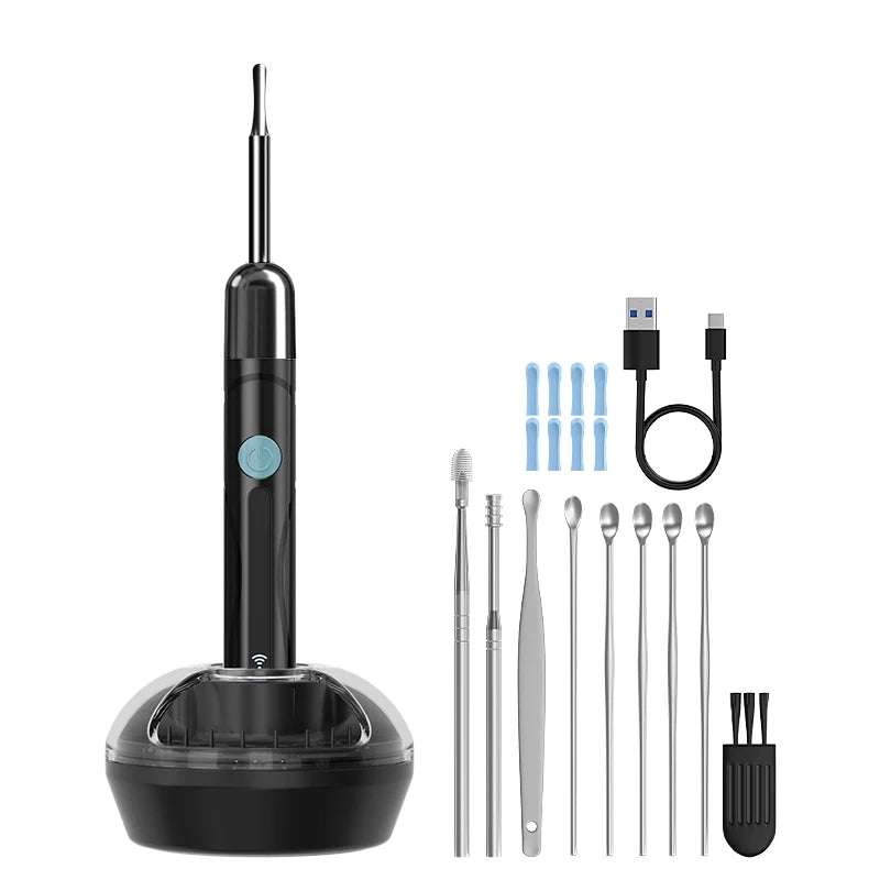 Otoscope Vidéo WiFi – Caméra d'Oreille HD pour Nettoyage Précis