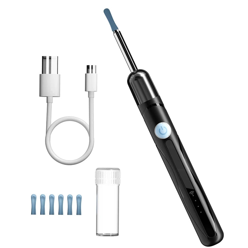 Otoscope Vidéo WiFi – Caméra d'Oreille HD pour Nettoyage Précis