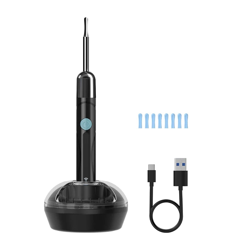 Otoscope Vidéo WiFi – Caméra d'Oreille HD pour Nettoyage Précis